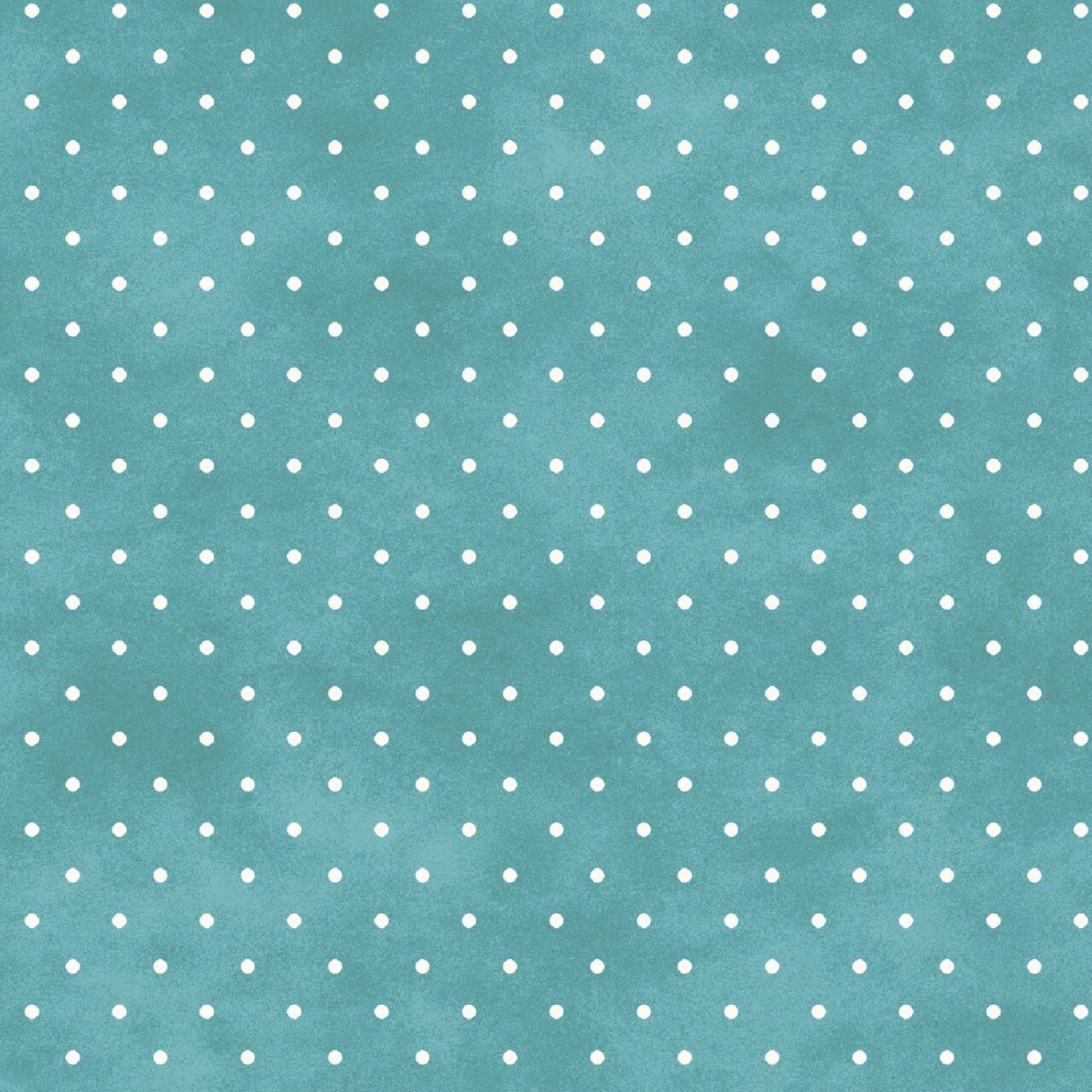 Beautiful Basics Classic Dots on Aqua Haze by Mayood Studios Cotton Fabric BTY